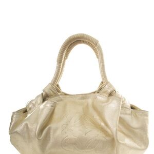 Loewe Aire gold anagram bag vintage 2000s